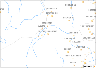 map of Caserío Santa Rosa